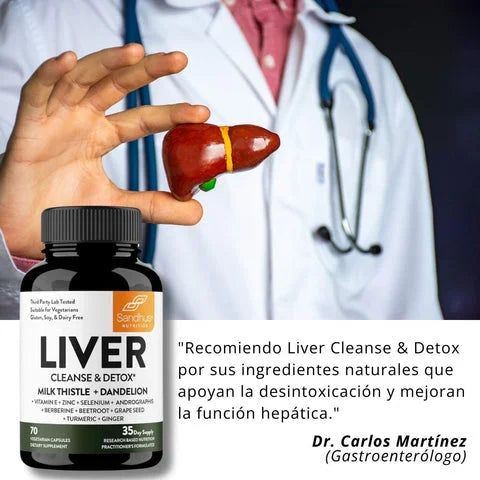 Libera a tu hígado del exceso de toxinas con Liver Detox
