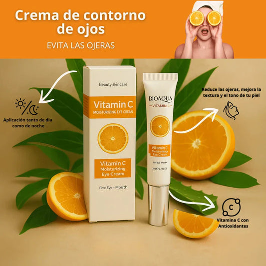 CREMA CONTORNO DE OJOS REAFIRMANTE CON VITAMINA C (COMBO 2X1)