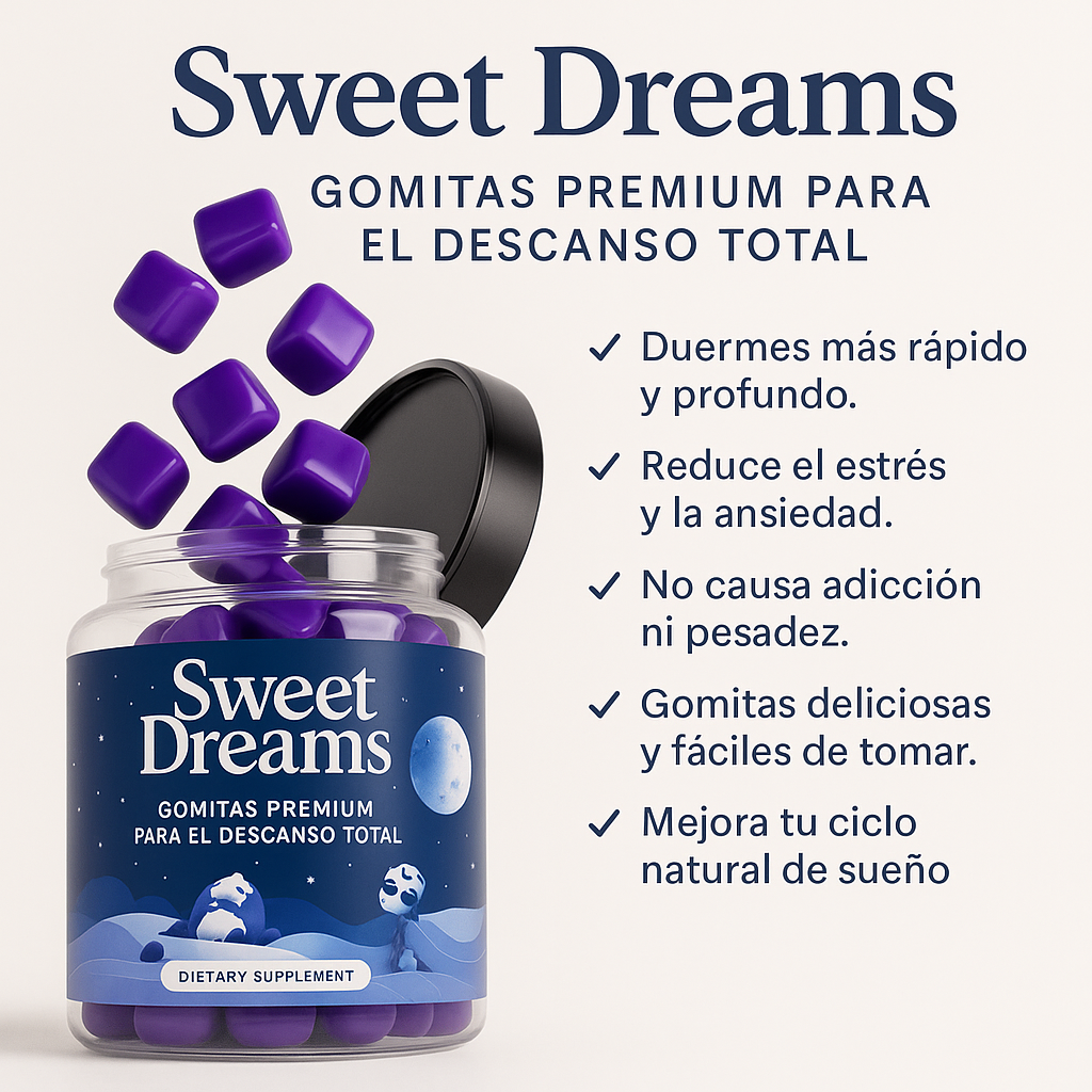 Sweet Dreams Gomitas Premium para el Descanso Total