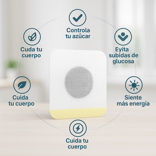 PARCHE DE CONTROL GLUCÉMICO PREMIUM – INCLUYE 7 PARCHES