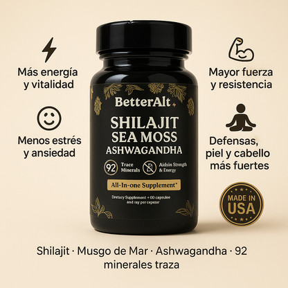 shirecin shilajit better alt – energía, vitalidad y bienestar natural