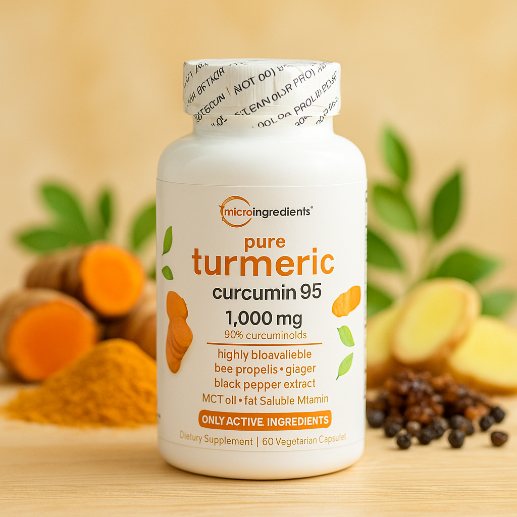 Turmeric Curcumin Premium Microingredients – Alivio Rápido y Natural en 7 Días