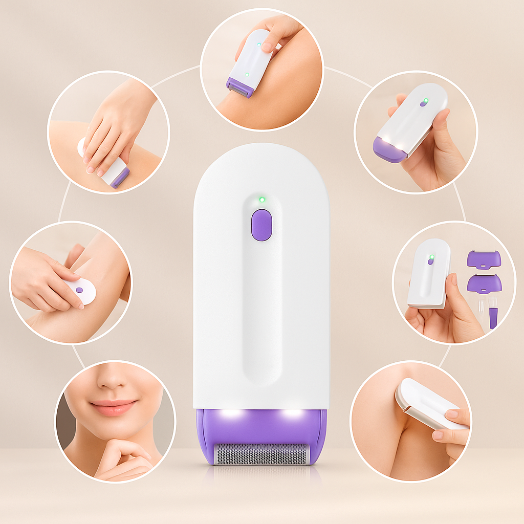 Depiladora de Alta Precisión para Piel Sensible y Delicada