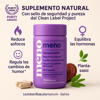 Menopause 60 Cap – Cápsulas Naturales para la Menopausia y el Climaterio