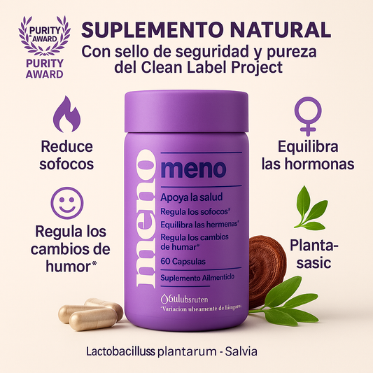 Menopause 60 Cap – Cápsulas Naturales para la Menopausia y el Climaterio