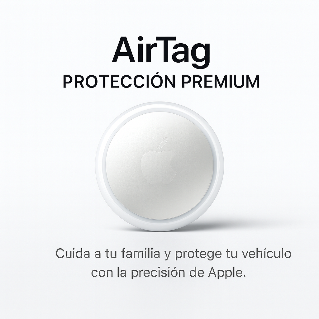 AirTag Protección Premium – La seguridad que tu familia y tu vehículo necesitan