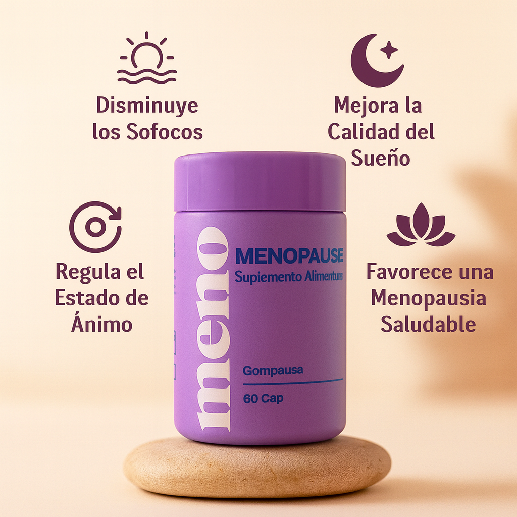 Menopause 60 Cap – Cápsulas Naturales para la Menopausia y el Climaterio