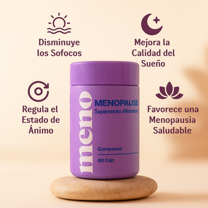 Menopause 60 Cap – Cápsulas Naturales para la Menopausia y el Climaterio